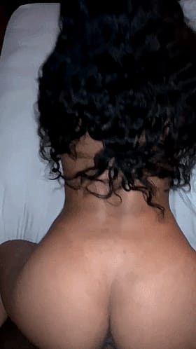 Doggy Style with a Curly-Haired Ebony: A Sensual POV Experience'