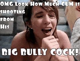 Giving a Big Bully Cock: Blowjob'