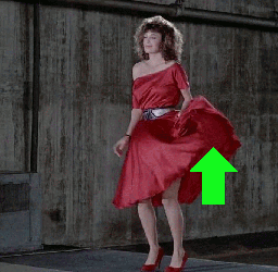 Red Dress Upskirt: Non-Nude Erotic Fun picture 1 of 1