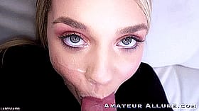 Blonde Babe Gabbie Carter Gives Amazing Blowjob, Cums Hard'