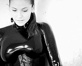 BDSM Babe in Black Leather: A Sizzling Sensual Experience'