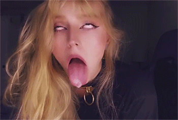 Teen GIRL with Fake Tongue and Nose - Non Nude picture 1 of 1