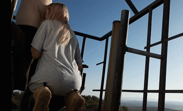 Cheating Bitch Gives Amateur Blowjob in Public picture 1 of 1