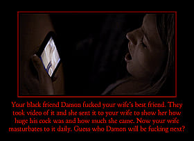 Cheating Wife Captions: Black Friend Damon Fucked Your Wife's Best Friend'
