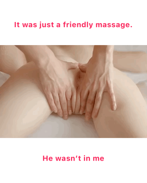 It was just a friendly massage, but he ended up in my pussy picture 1 of 1