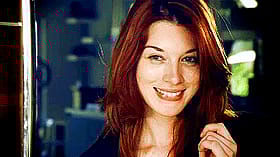 Redhead Stoya Smiling for the Camera'