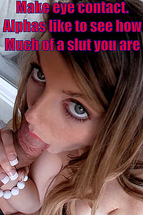 Sissy Caption: Blowjob from a Sissy'