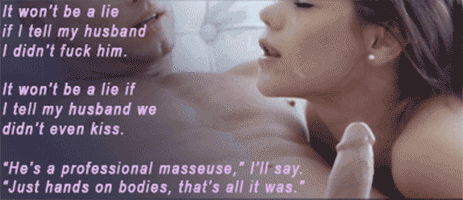 Cheating Affair Caption: Hotwife Masseuse Gives Jealousy-Inducing Massage picture 1 of 1