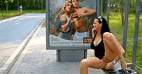 Brunette Babes Show Off Their Pussies'