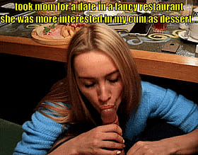 Mom Gets Fucked by a Hot Dude in a Fancy Restaurant'