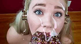 Blonde Babe Gets Cumshots: Non-Nude, Erotic Fun'