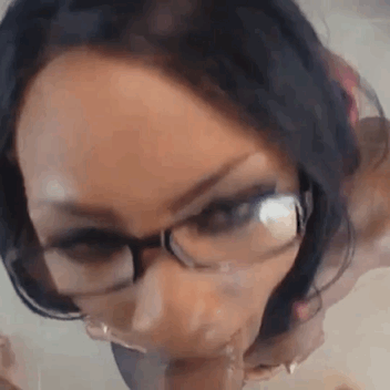 Blowjob Porn: Cumface with the Ebony Queen picture 1 of 1