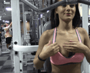 Amateur Gym Porn: Public Flashing Teen picture 1 of 1