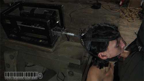 Brunette Blows Machine: Deep Throat Fun picture 1 of 1