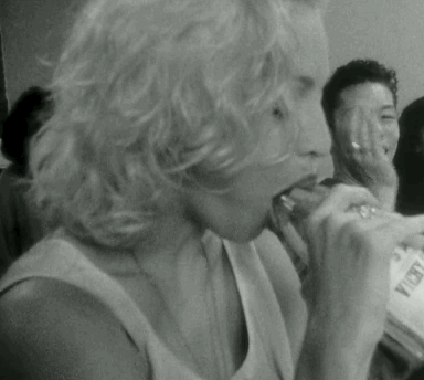 Madonna's Hot Sexy Mouth on a Hot Dog picture 1 of 1