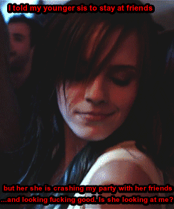 But she's crashing my party with her friends: Celebrity sister and brother's erotic night picture 1 of 1