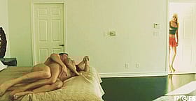 Cheating Wife Watches Her Husband Get Fucked by Another Woman'