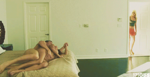 Cheating Wife Watches Her Husband Get Fucked by Another Woman picture 1 of 1