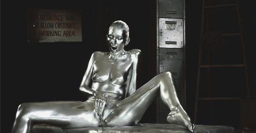 Bodypaint Masturbation: Silver's Sizzling Sexy Scene picture 1 of 1