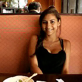 Amateur Teen Smiling at Camera'