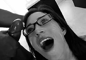 Brunette Babe Gets A Big Dick Cumshot'