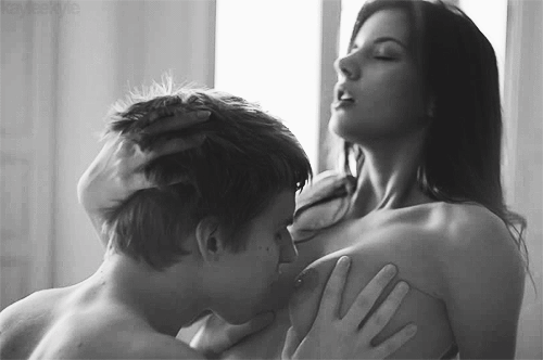 Brunette Babe's Nipple Sucking Foreplay picture 1 of 1