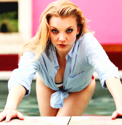 Blonde Hot Chick in Blue Shirt picture 1 of 1