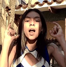 Brunette Babes Cumshots: Latina Teen's Cumtarget'