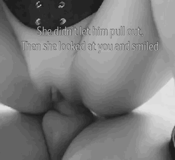 Cuckold's Delight: She Didn't Let Him Pull Out, Then She Looked at You and Smiled picture 1 of 1