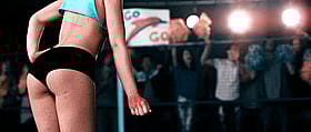 Blonde Teen Bendover: Hot Athletic Non-Nude Action'