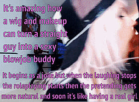 Sissy Caption: Amazing How Makeup and Makeup Turn Into a Sexy Job Buddy'