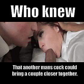 Who Knew: That Other Man's Cock Could Bring a Couple Closer Together'