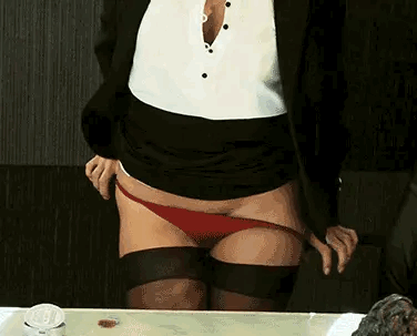 Boss Bitch Stripping in the Office: Mature Pussy Exposed picture 1 of 1