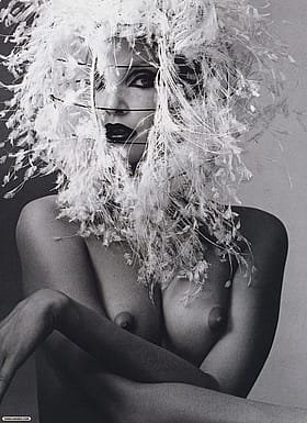 Nadja Auermann, 1994 by Irving Penn in Vogue Nadja Auermann, 1994 by Irving Penn in Vogue