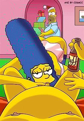 Cartoon Porn Simpsons: Blue Hair Bitch Gets Fucked'