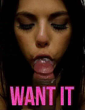 Want It: Brunette Cum Spitting Teen'
