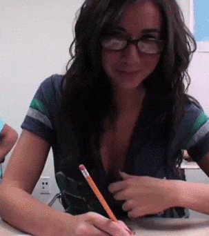 Flashing Tits in Glasses: Big Tit Babe's Explosive Orgasm picture 1 of 1