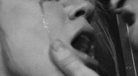 Crying Chick Gets Facelicked picture 1 of 1
