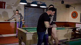 Hubby Watching Wife Play Pool: A Steamy Night In'