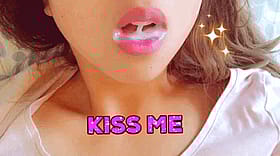 Cuckold Captions: Cum Mouth, Cumin Mouth, Cum Kiss - Kiss Me'