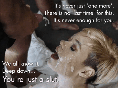 Sissy Caption: You're Just a Slut - Bukkake picture 1 of 1