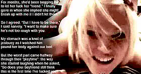 Blonde Affair: Cuckold Caption'