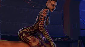 Mass Effect Riding: A Tattooed Babe's Wild Ride'