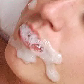Hot Chick Gets Her Face Fucked with Creamy Jizz'