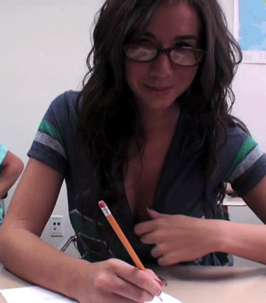 Big Tits College Flashing Glasses Teen picture 1 of 1