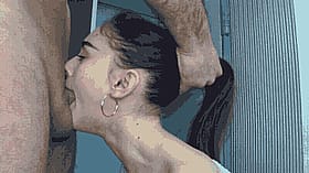 Blowjob Babe Gets Deepthroat Hardcore'