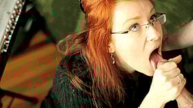 Redhead Blowjob Queen: Get Your Mouth Filled with Redhead's Juicy Lips'