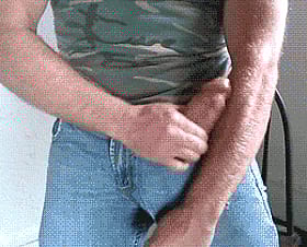 Solo Male Masturbation: Throbbing Cock Stroking'