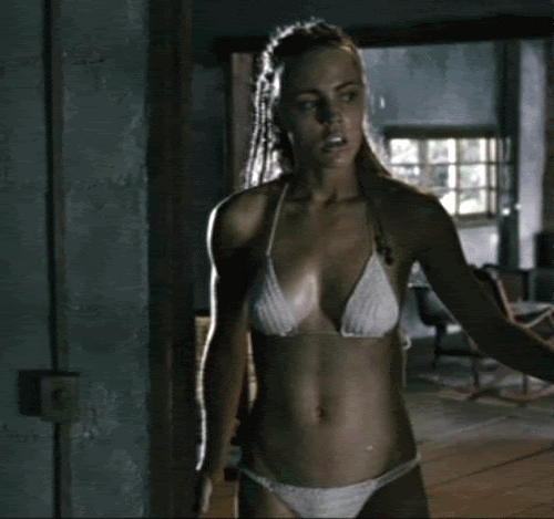 Hot Celebrity in White Bikini picture 1 of 1