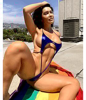 Big Ass, Big Tits Bikini Babe: Mature, Brunette, and Ready for Action'